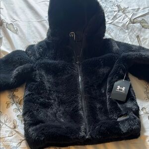 Under Armour Black Faux Fur Jacket